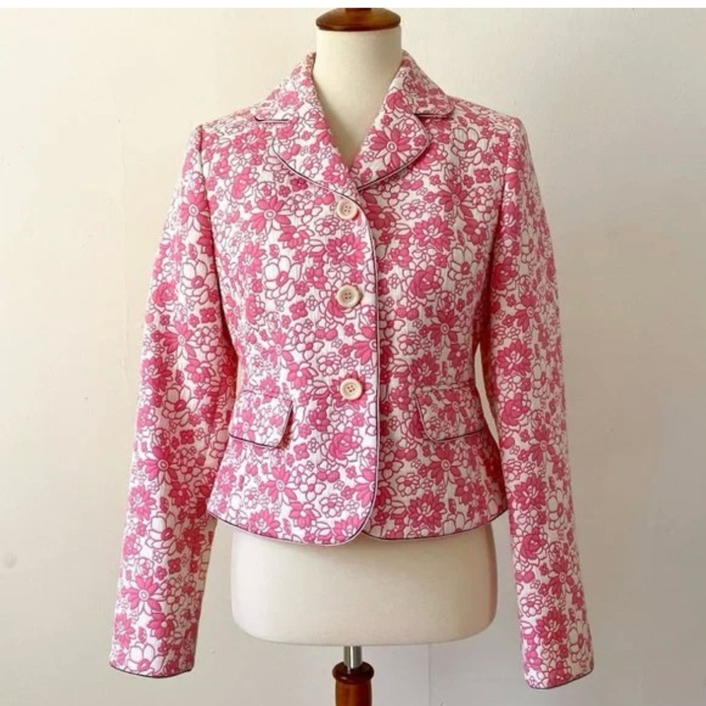 Ann Taylor Loft Floral Blazer